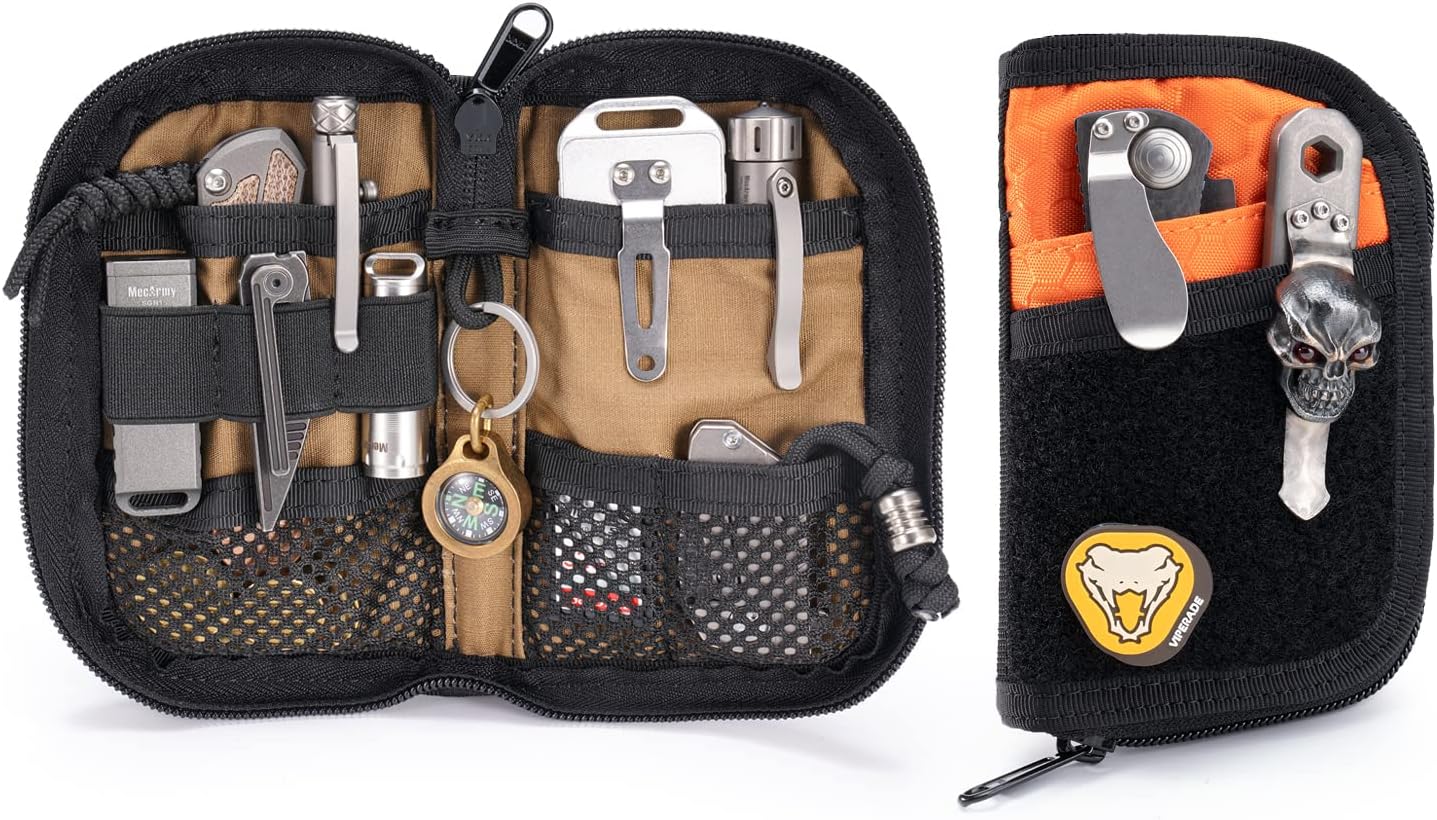 VIPERADE VE10 Tool Pouch, EDC Pocket Organizer for Men, Small EDC