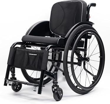 Lightweight Sports Wheelchair,Detachable,Adult,for Disabled, Adults, ElderlySizeSeat Width 38 cm,ColorB