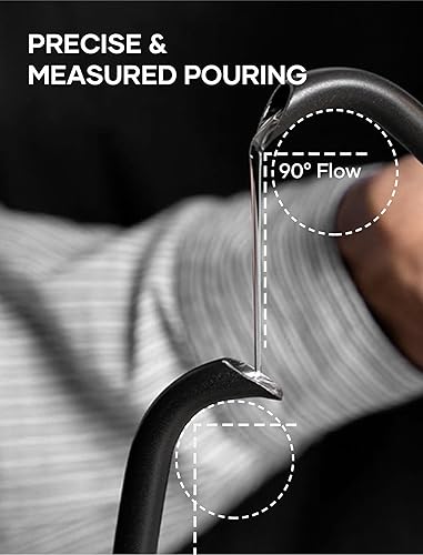 Miniatura 4 de Hervidor eléctrico, hervidor eléctrico de cuello de cisne, control de temperatura de  1 , interior de acero inoxidable, calentamiento rápido, para