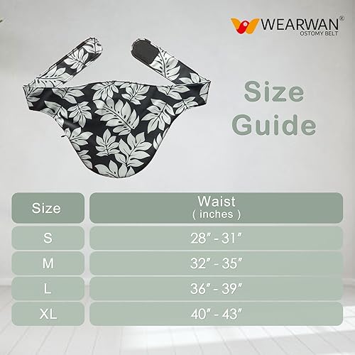 Miniatura 6 de Cinturón de ostomía  Protección contra fugas y olores  Fundas para bolsa de ostomía abdominal para hombres y mujeres  Deportes y vida diaria  Talla