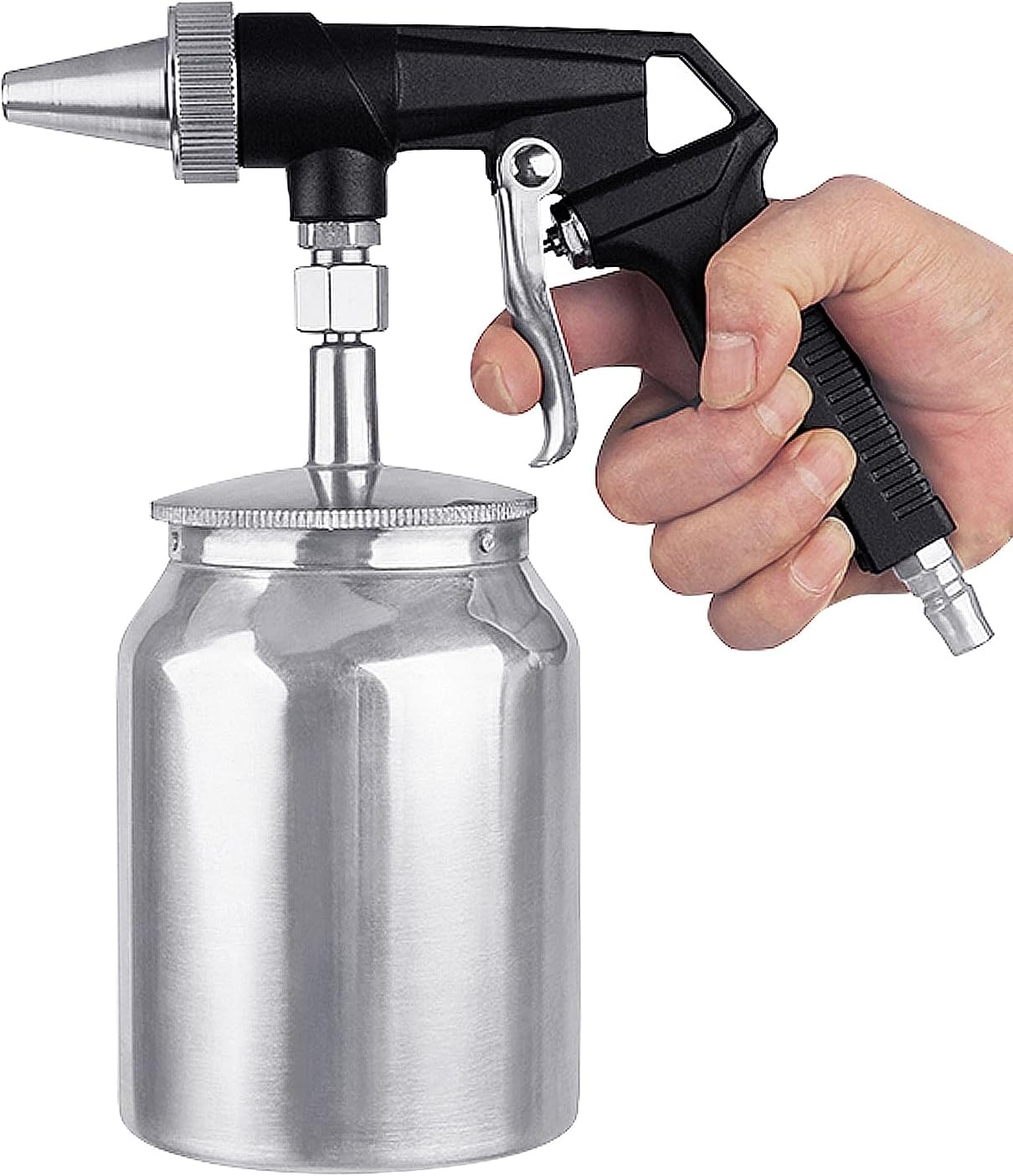 Amazon.co.jp HttDog サンドブラスター 下カップ式 サンドブラスト 大容量1000cc 口径6mm サンドブラストガン