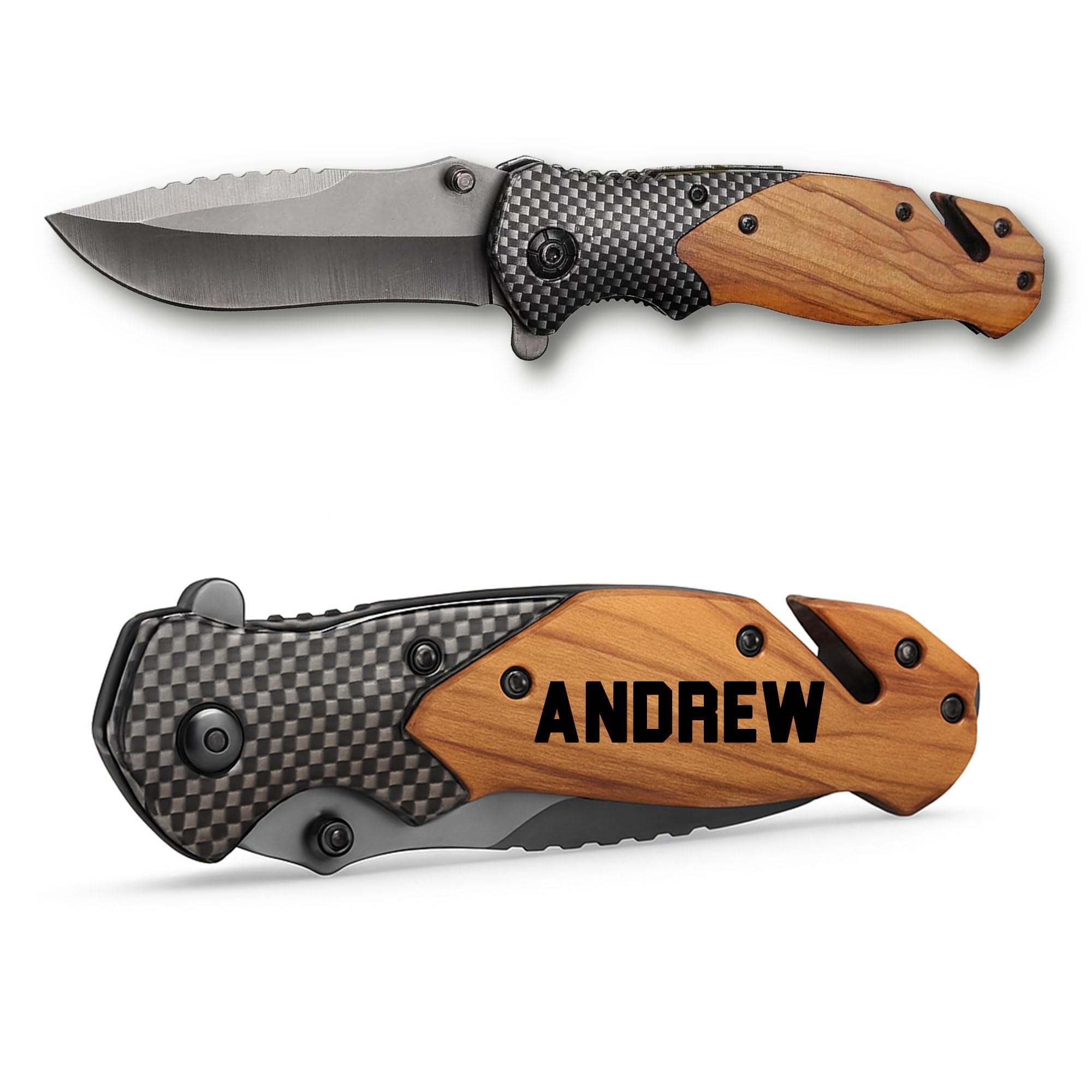 Personalized Pocket Knife Multitool – Custom Gift for Men, Dad, Husband, Boyfriend – Custom Engraved Manual Multitool Folding Knife – Unique Gift Idea for Birthday, Anniversary, Retirement, Groomsmen - 2