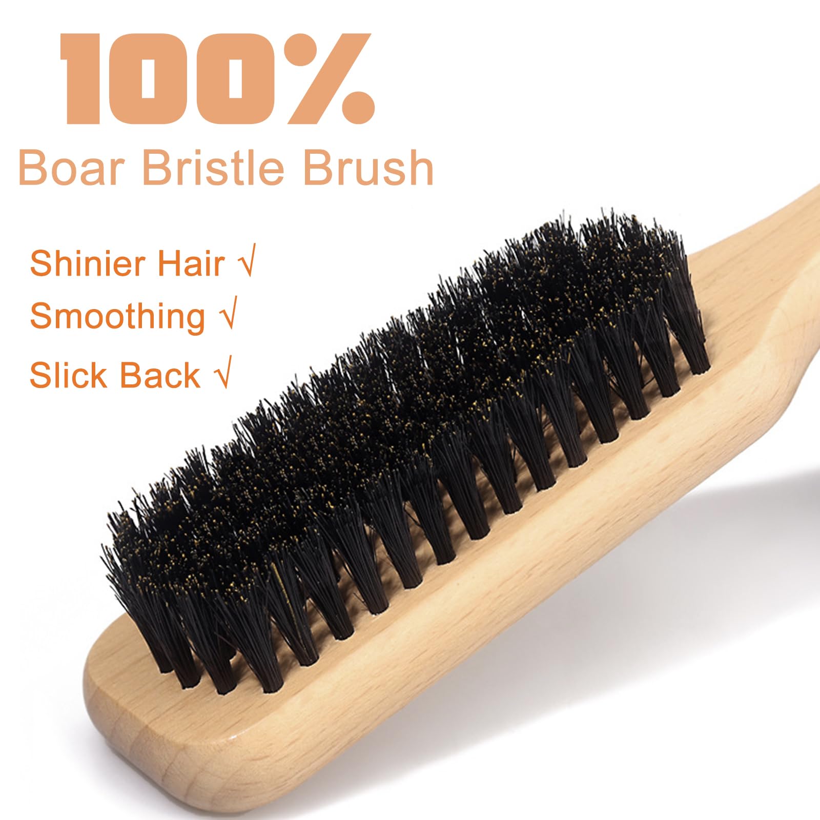 SPRINGSUGAR Wax Stick and Slick Back - Juego de cepillos para el cabello, 2.8 onzas líquidas