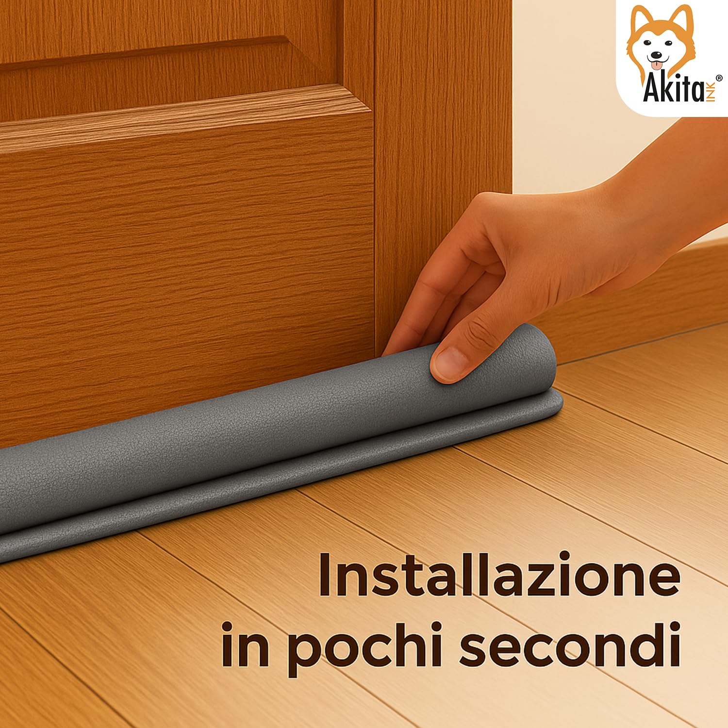 Paraspifferi Per Porte - Set Da 2, Doppia Guarnizione, Isolano Da Freddo E Rumore
