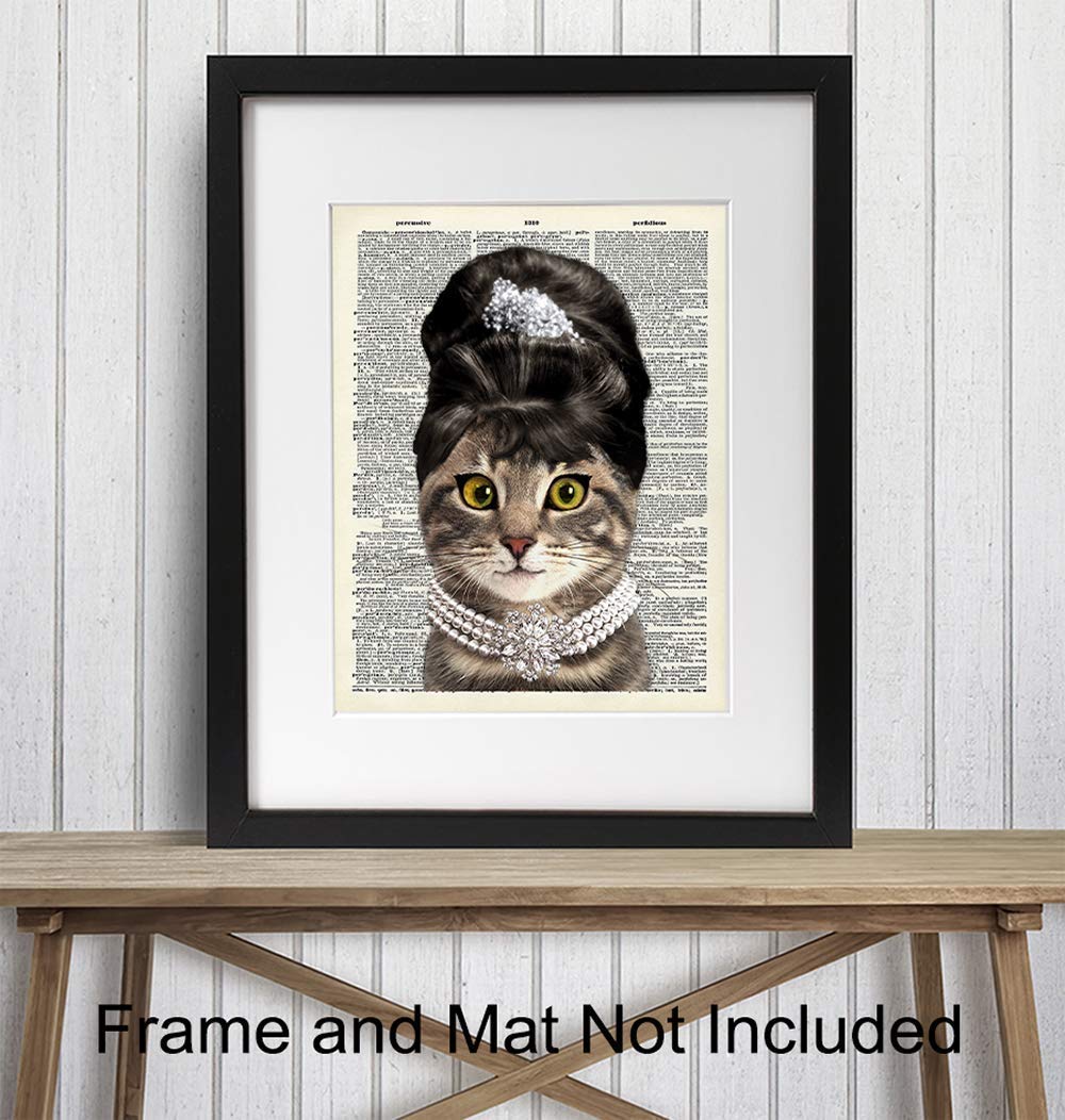 Amazon.com: Kitty Golightly Cat Wall Decor - Cat Wall Art - Gift