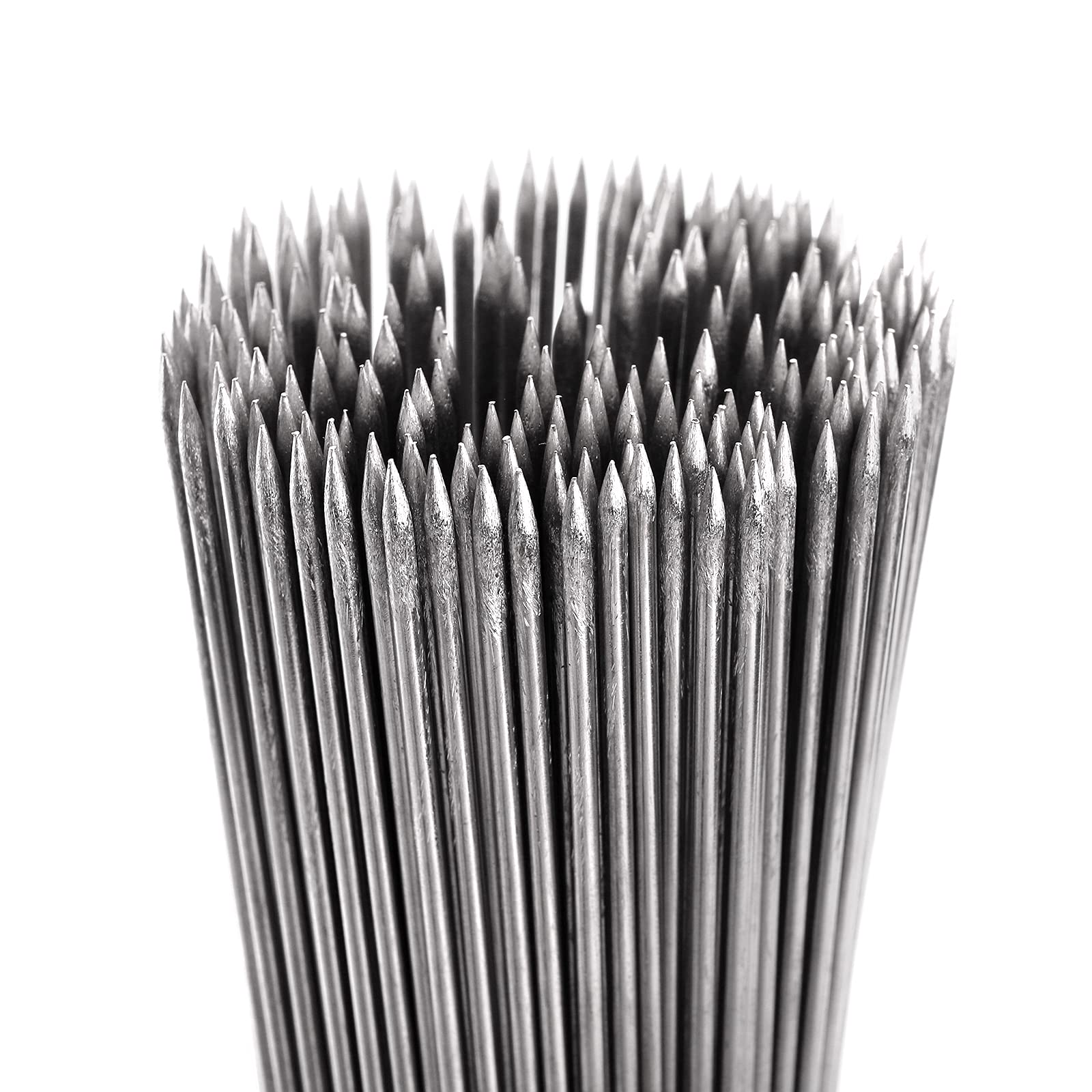 ZEAYEA 200 pinchos de barbacoa, pinchos de acero inoxidable de 34 cm para barbacoa con tubo de almacenamiento portátil para asar a la parrilla, carne de camarón, pollo y verduras al aire libre