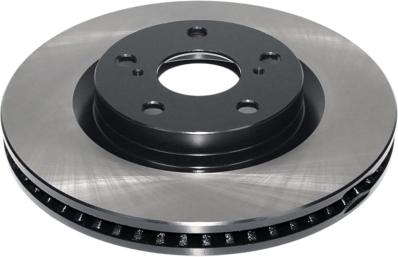 Rotor de freio dianteiro ventilado DuraGo com revestimento eletroforético – 1 unidade
