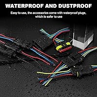 Vista 3 de 708 unidades, 43 kits de conectores de cable impermeables, kit de conectores eléctricos automotrices, terminales de enchufe para automóvil