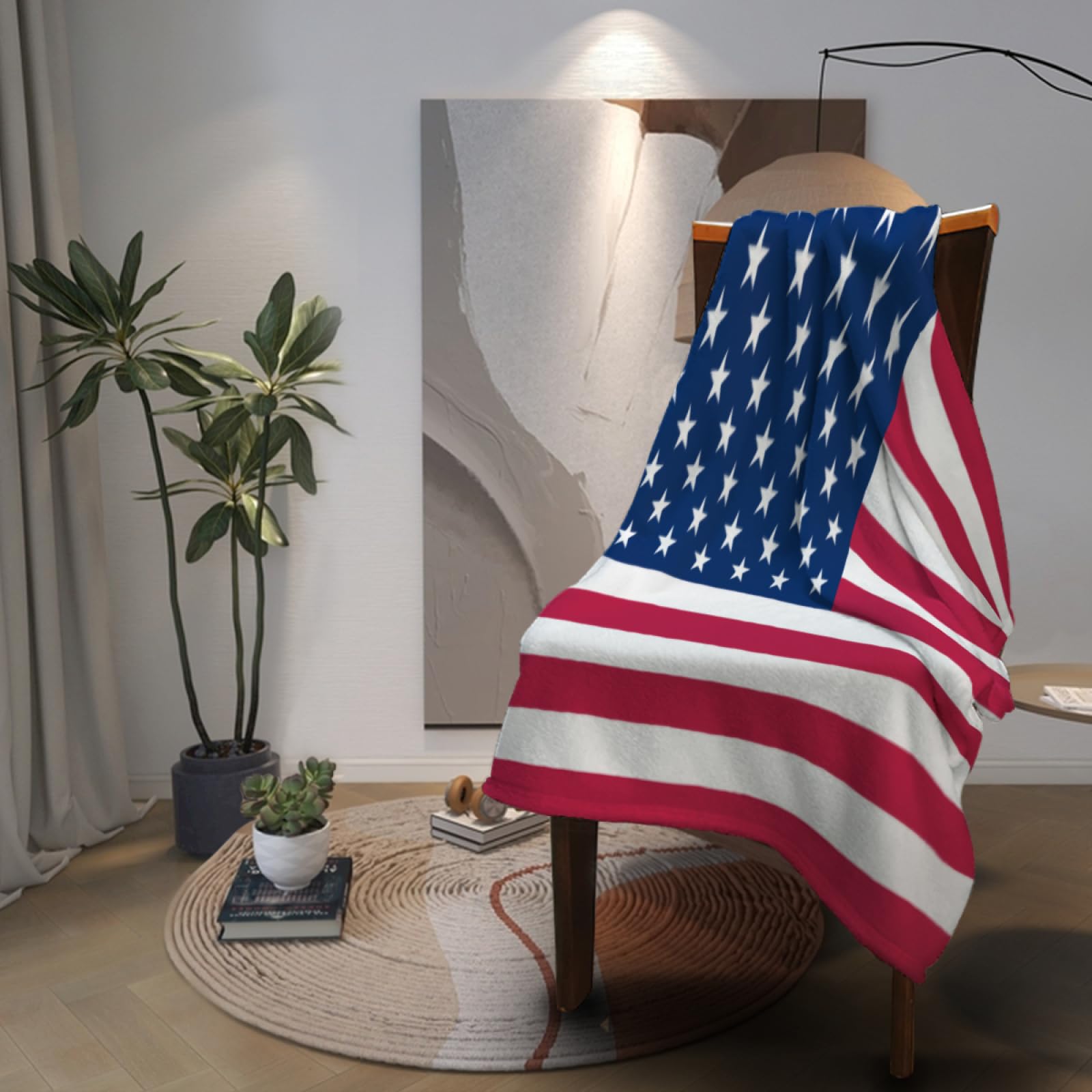 Amazon｜ブランケット アメリカ 国旗 星条旗 毛布 フランネル毛布