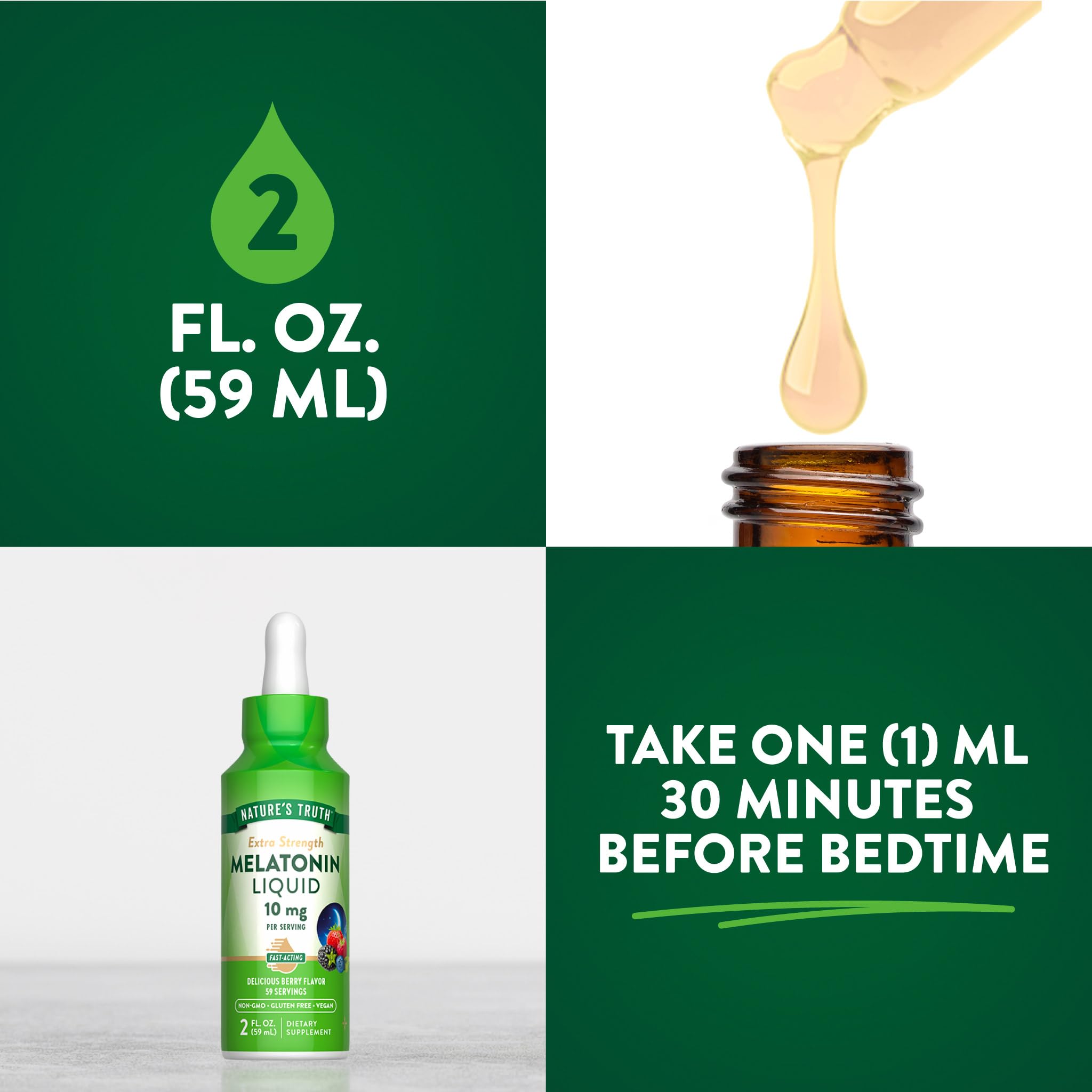 Nature's Truth Melatonin Liquid | 10 mg — Amazon image 5
