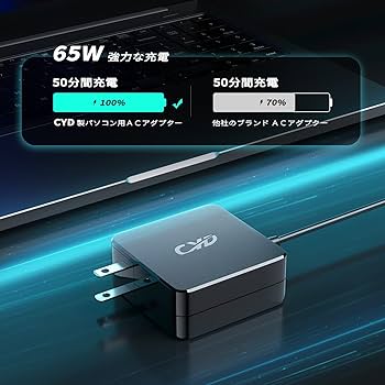 Amazon.co.jp: CYD 65W【純正 急速ACアダプター】 対応 Lenovo