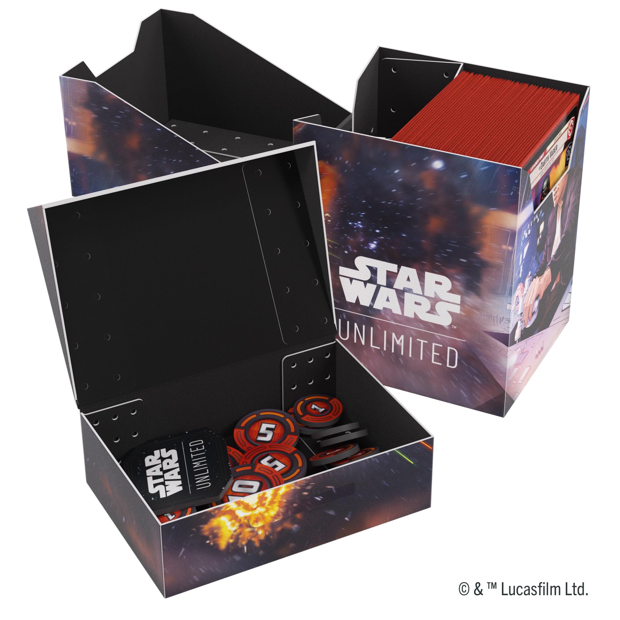 Gamegenic Star Wars: Unlimited Soft Crate - Han Solo/Millenium Falcon, Multi-coloured, 10.21 x 7.19 x 8.31 cm - Image 3