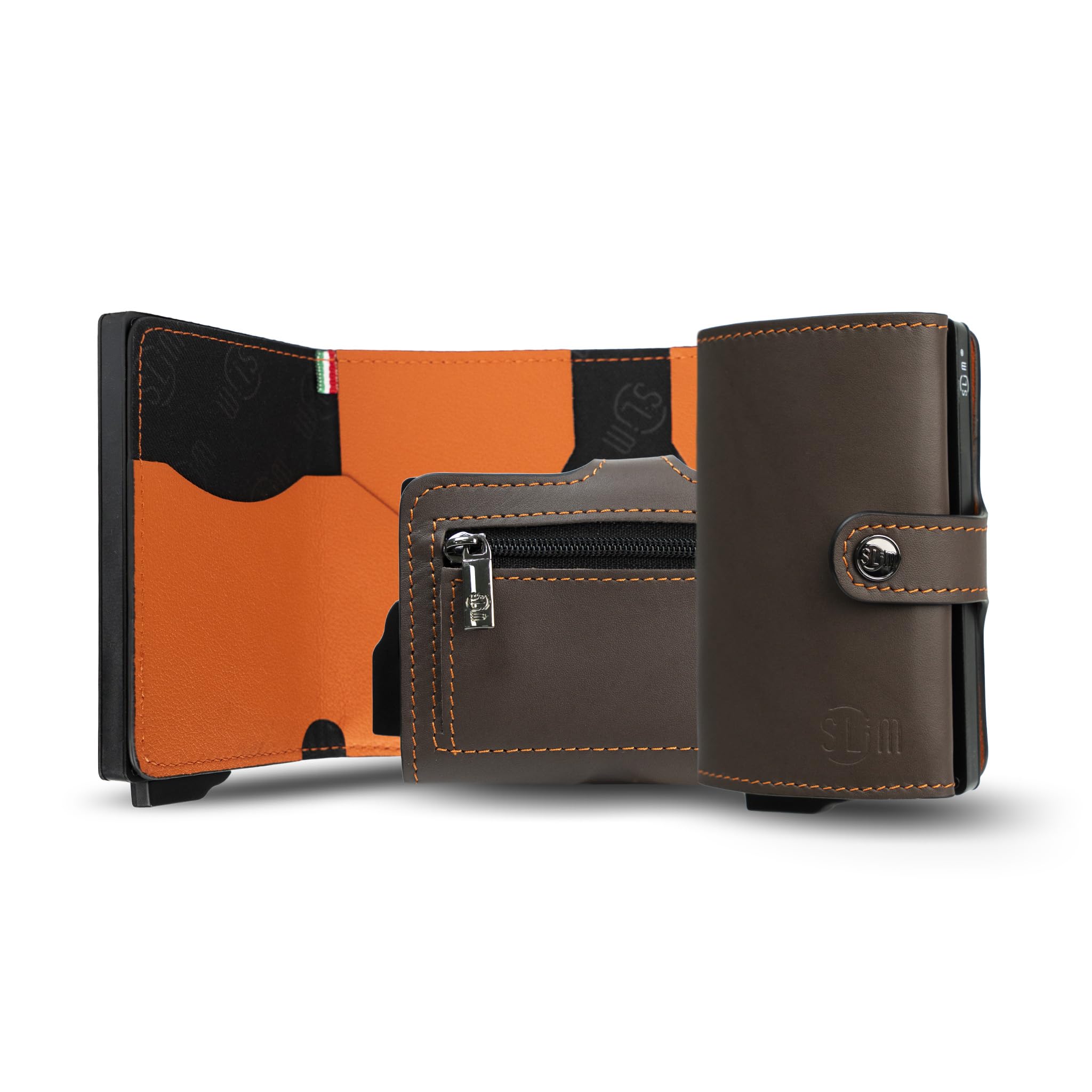 SLim Porta Carte di Credito Schermato Portafoglio Uomo Rfid Portatessere Anticlonazione Donna Portacarte Uomo