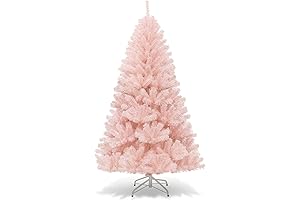 Goplus Artificial Pink Christmas Tree: A Festive and Whimsical Holiday Centerpiece