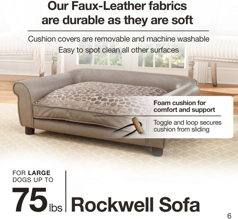 Enchanted Home Pet Rockwell Pet Sofa : Pet Supplies