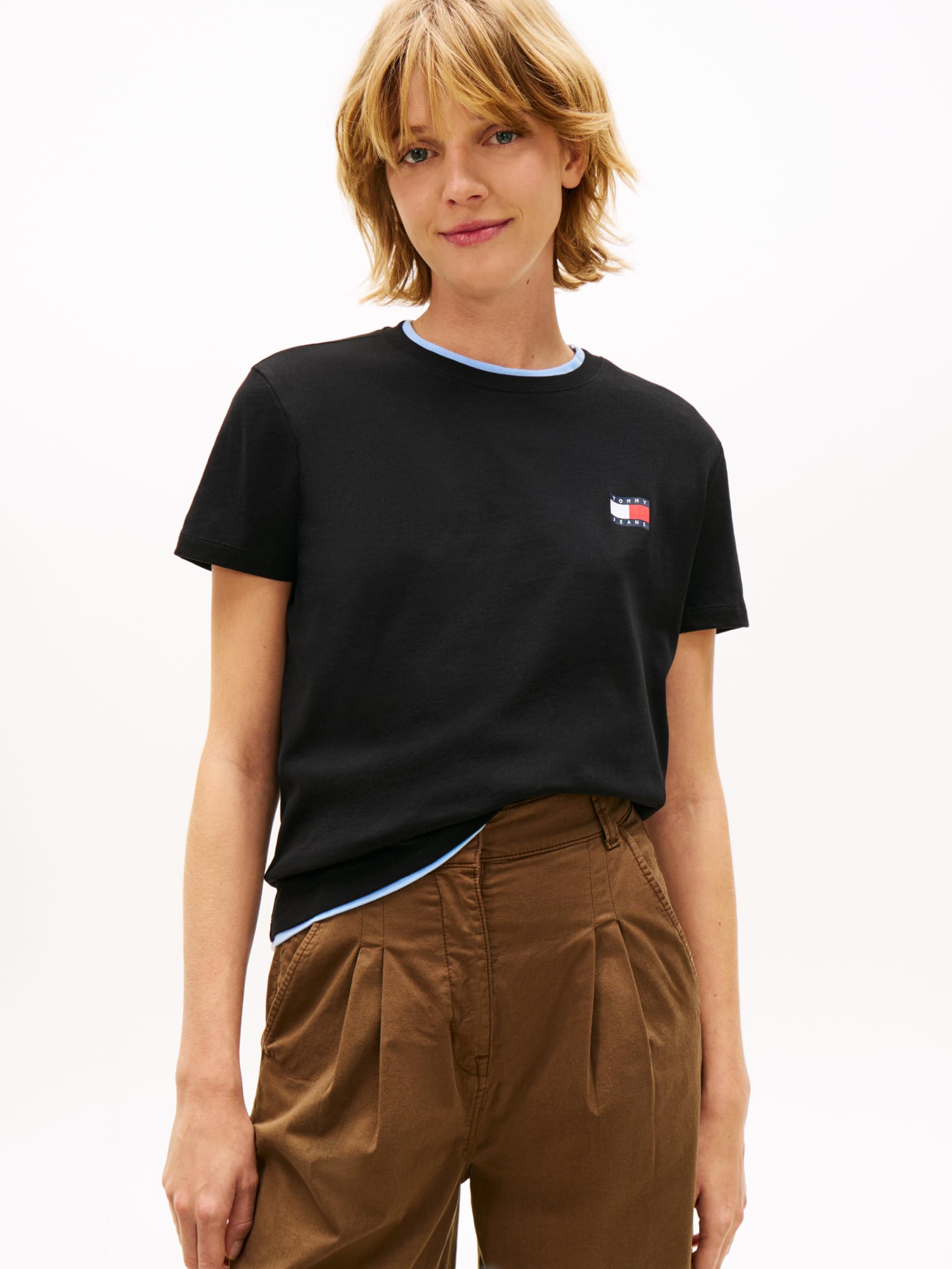 TJW REG WAVY FLAG SS TEE EXT T-shirt Kadın