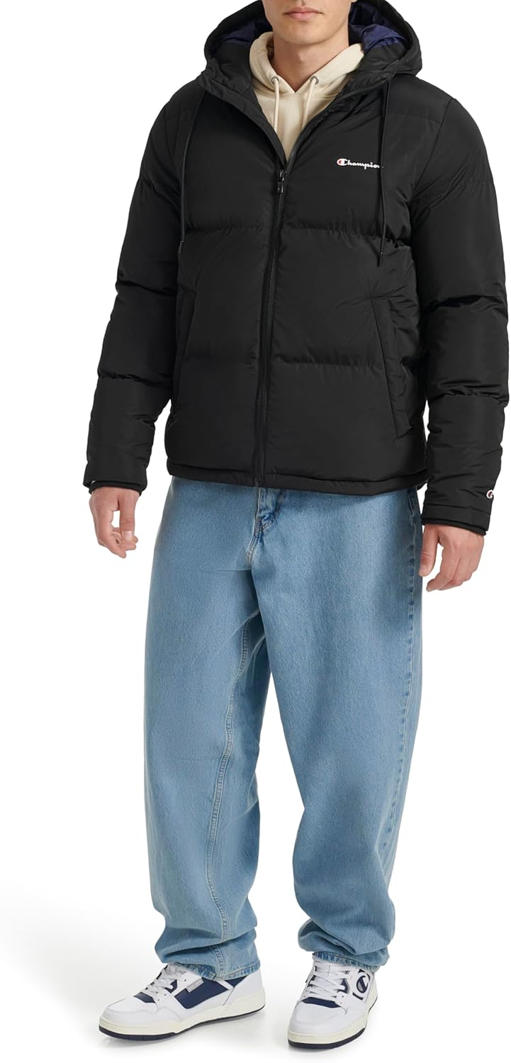 Champion Men's Quilted Full-zip Hooded Puffer Jacket - Image 7