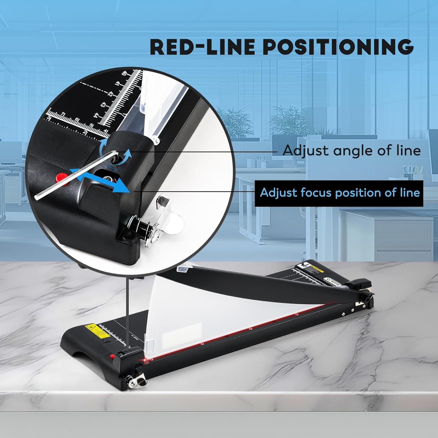 Taglierina per carta resistente, A3/A4, capacità di 10 fogli, lama in acciaio al carbonio resistente, taglierina manuale di precisione per foto e cartoncini