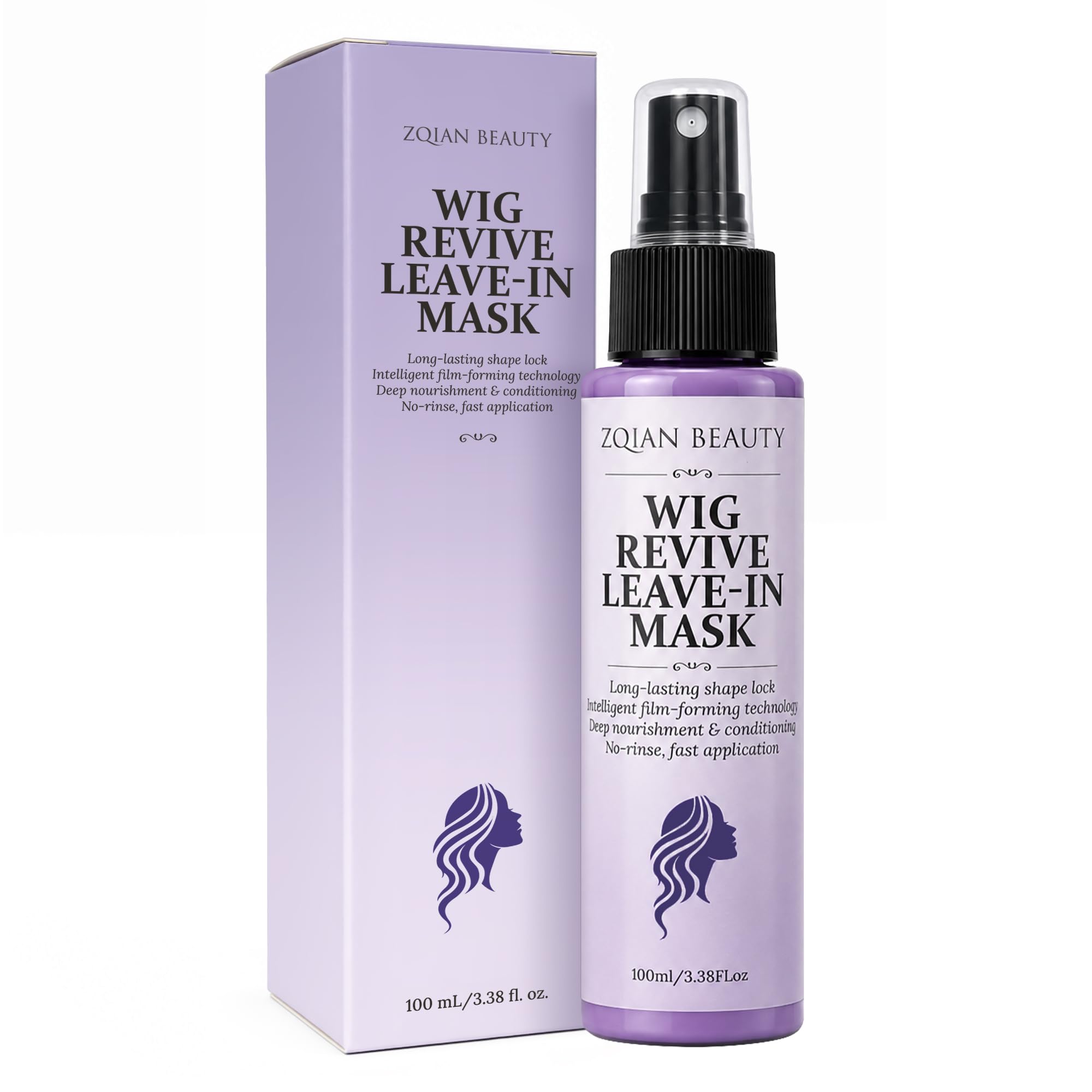 Wig Spray for Human Hair, Leave in Conditioner Spray, Wig Detangler Spray