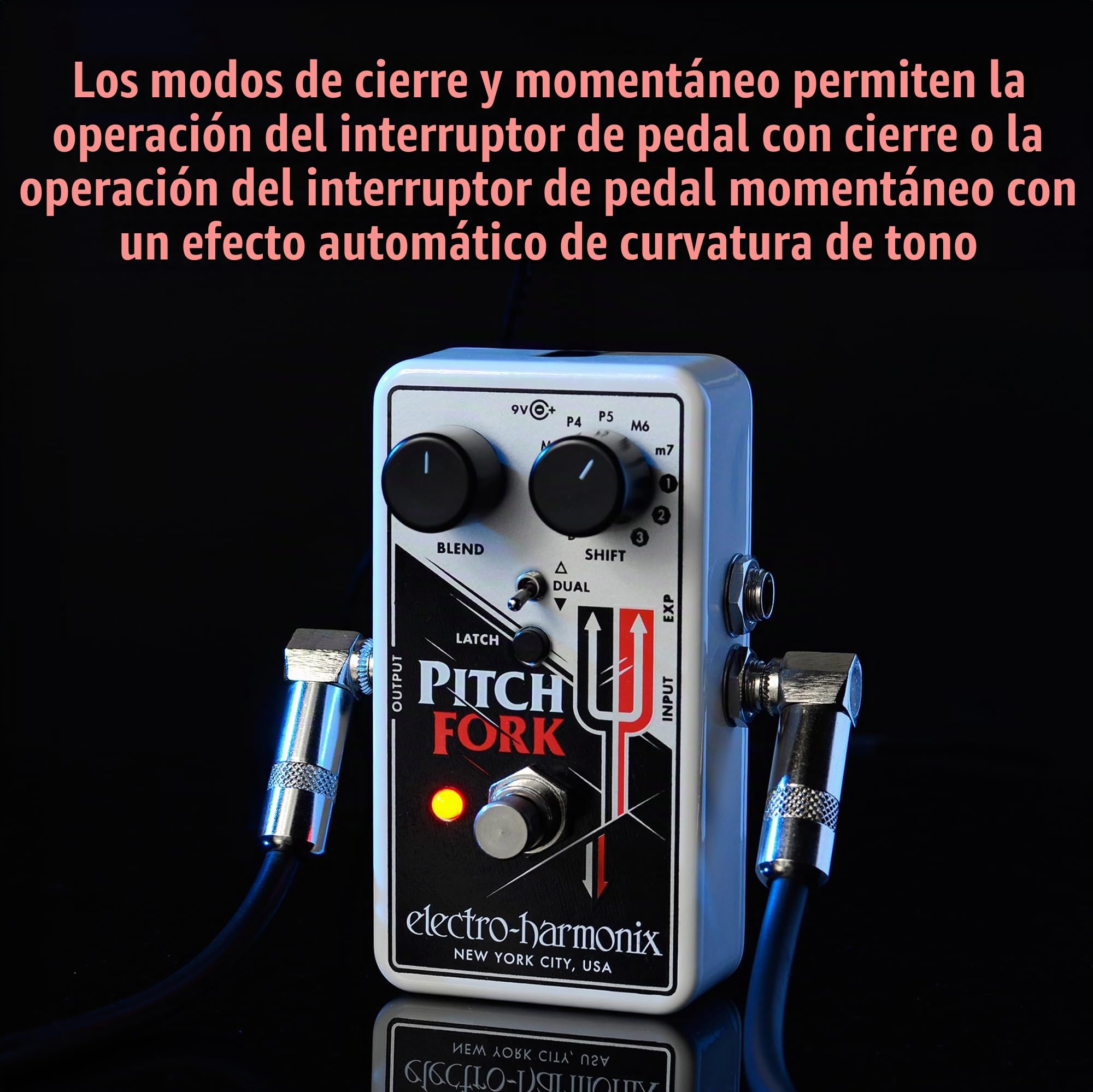Amazon.com: electro-harmonix Pitch Fork Guitarra – Pedal de efecto