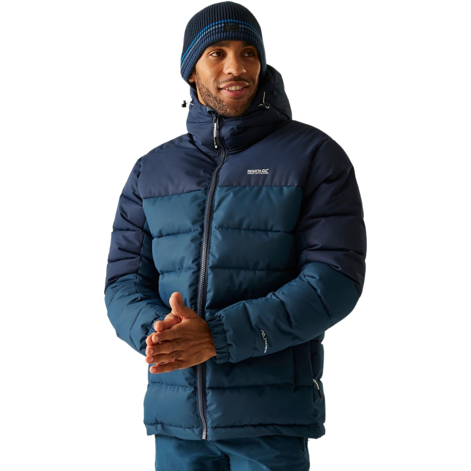 Regatta Men's Aldthorn Water-Resistant Quilted Jacket - Navy Blue - L