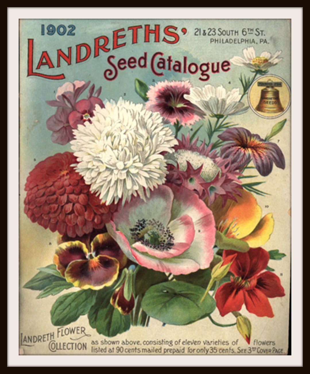 Vintage Botanical Graphics Seed Catalog Covers