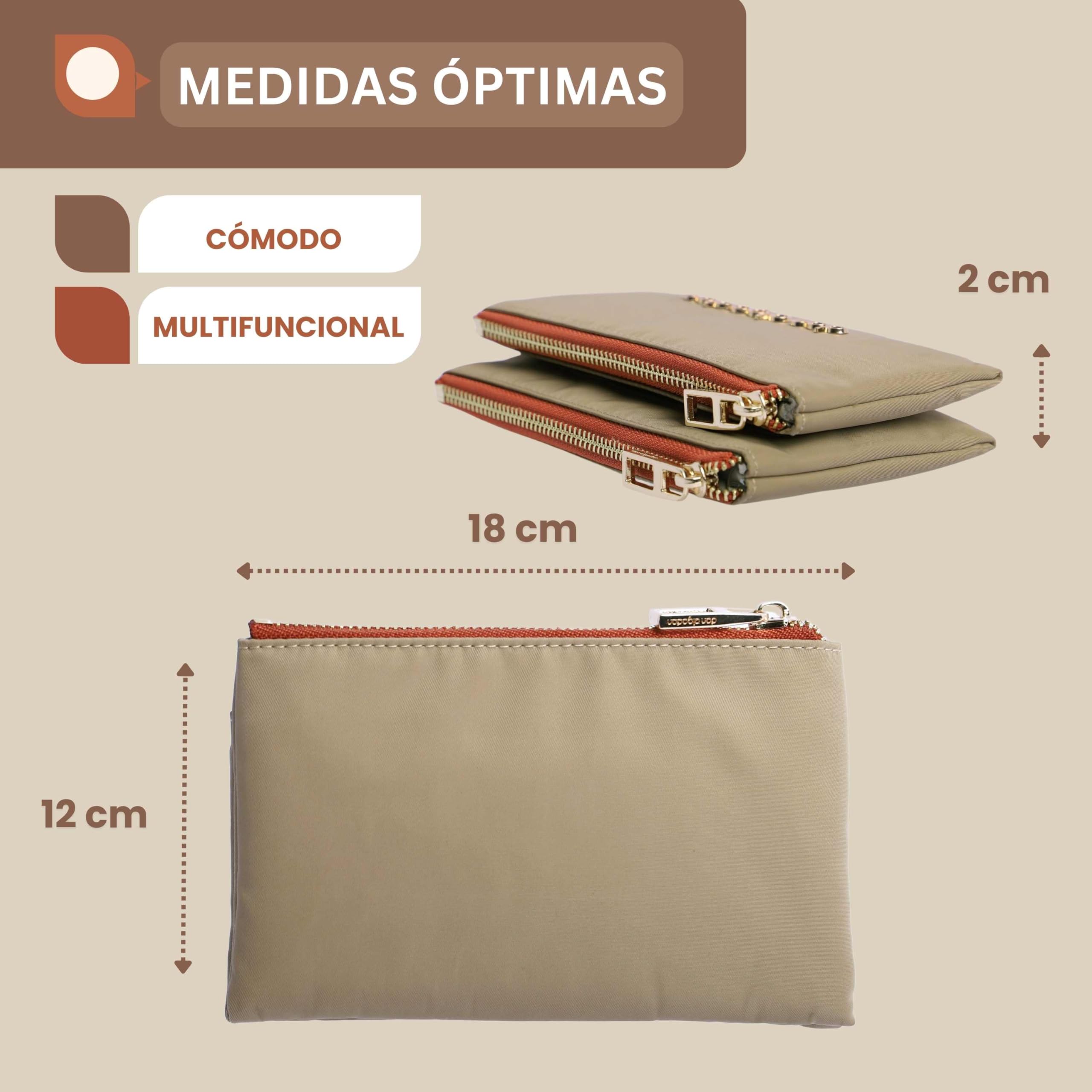 DON ALGODON - Monedero Mujer Carteras de Mujer con tarjetero mujer - Cartera mujer y monederos mujer - Simona