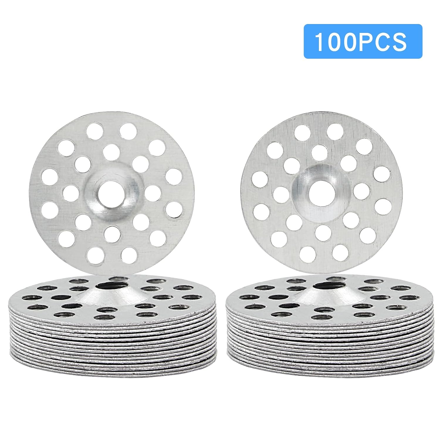 100pcs 1 inch Plaster Washers Zinc Metal