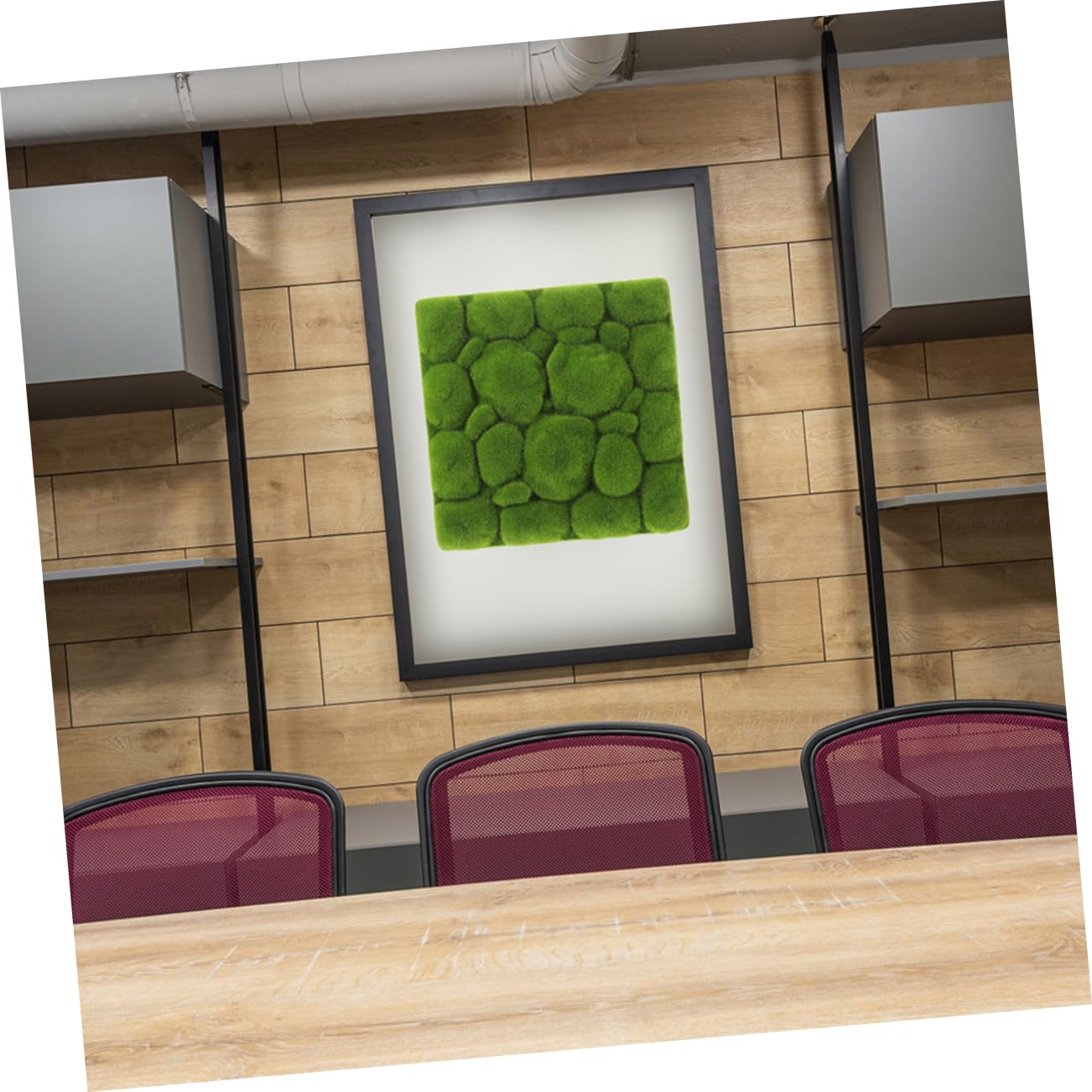 Zerodeko Pannello Decorativo Verde Effetto Realistico in Muschio Artificiale 3 Pezzi Facile da Installare Quadrato in Schiuma per Decorazioni Fai-da-te e Pareti