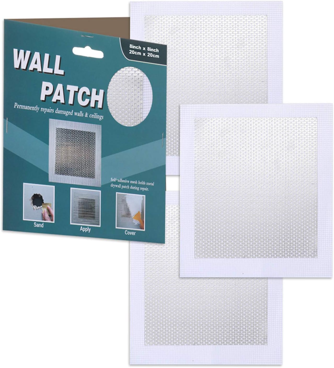 Wall Patch Repair Kit, Drywall Repair Kit Patch, Self Adhesive Wall