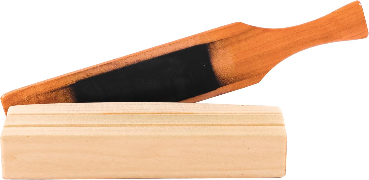 FOXPRO Poplar Waterproof Turkey Box Call - Traditional Style - Waterproof Paddle - Great Volume, Sound - Realistic Turkey Calling - Clucks, Purrs, Cuts - Weatherproof Top - Made in USA