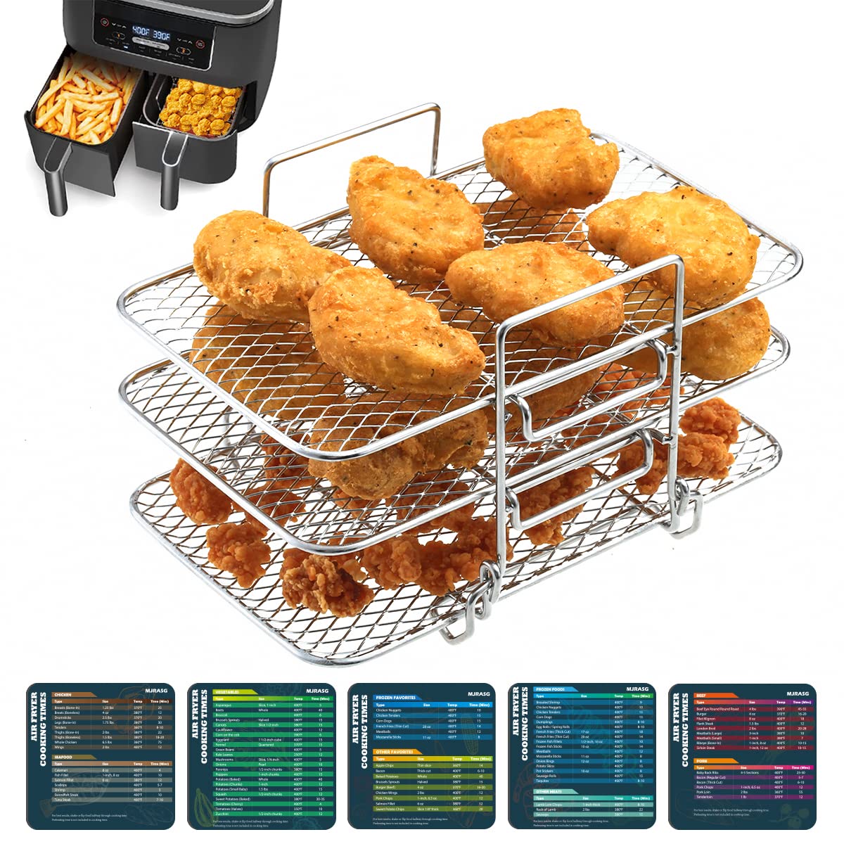 Buy Air Fryer Rack for Ninja Dual Air Fryer with Air Fryer