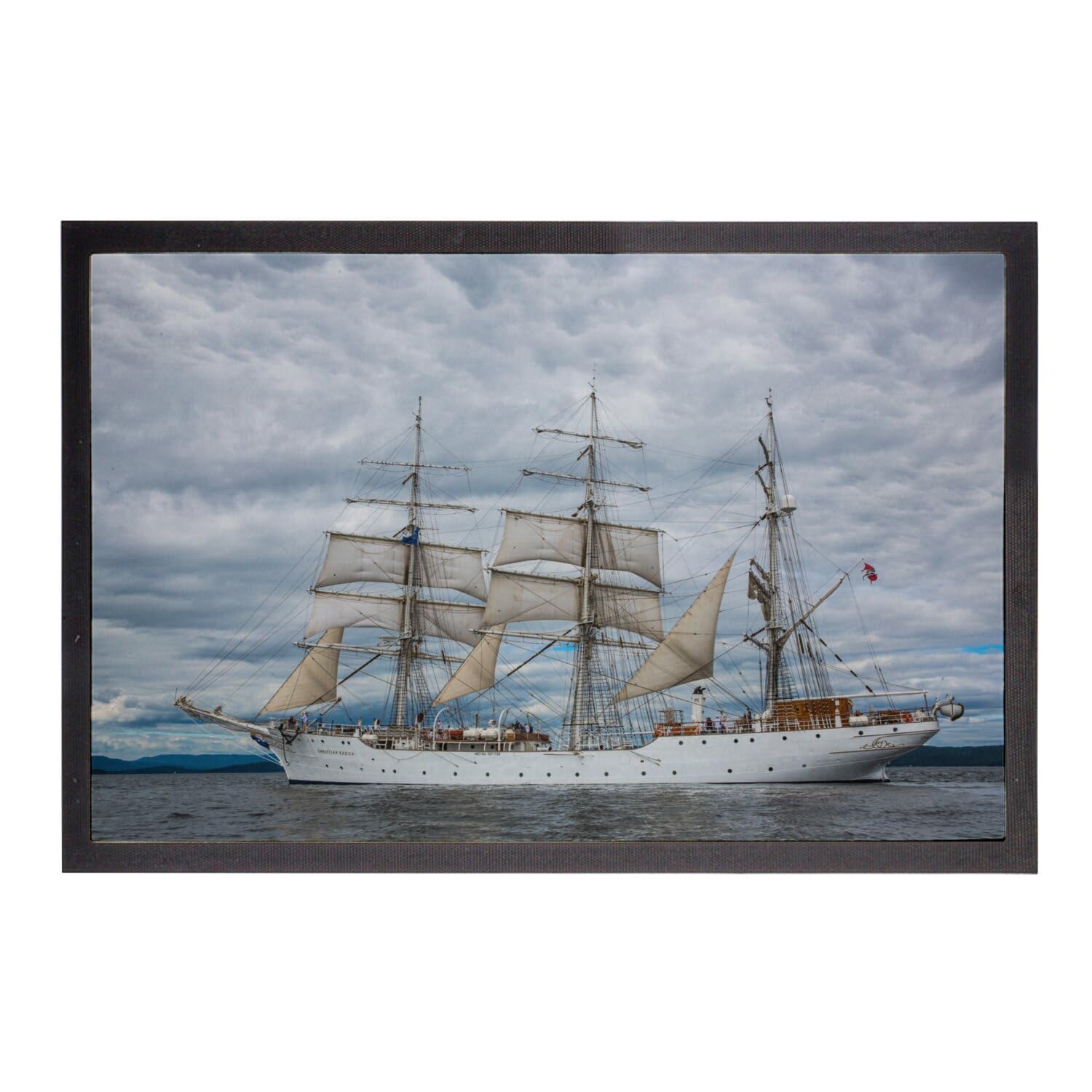 Tapis Mer Bateau Vintage Trois Mats Paillasson Entrée Mer
