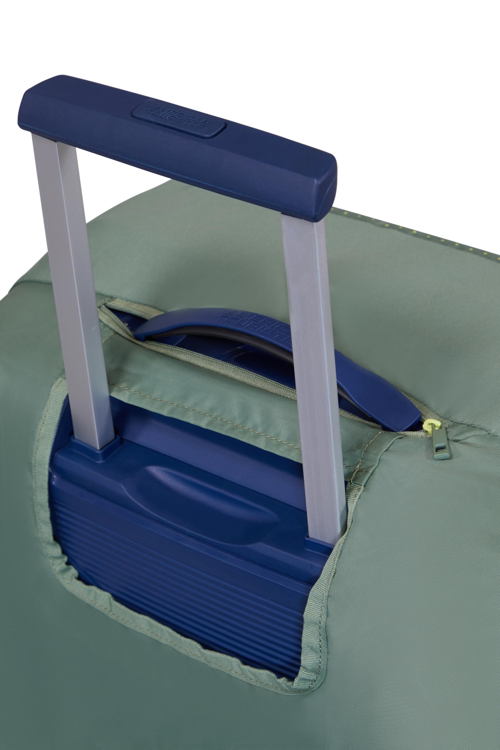 American Tourister - Funda para Maleta M, Cubierta de Maleta Plegable, Protección de Maleta de Viaje, 62 x 45 x 30 cm, Oliva/Lima