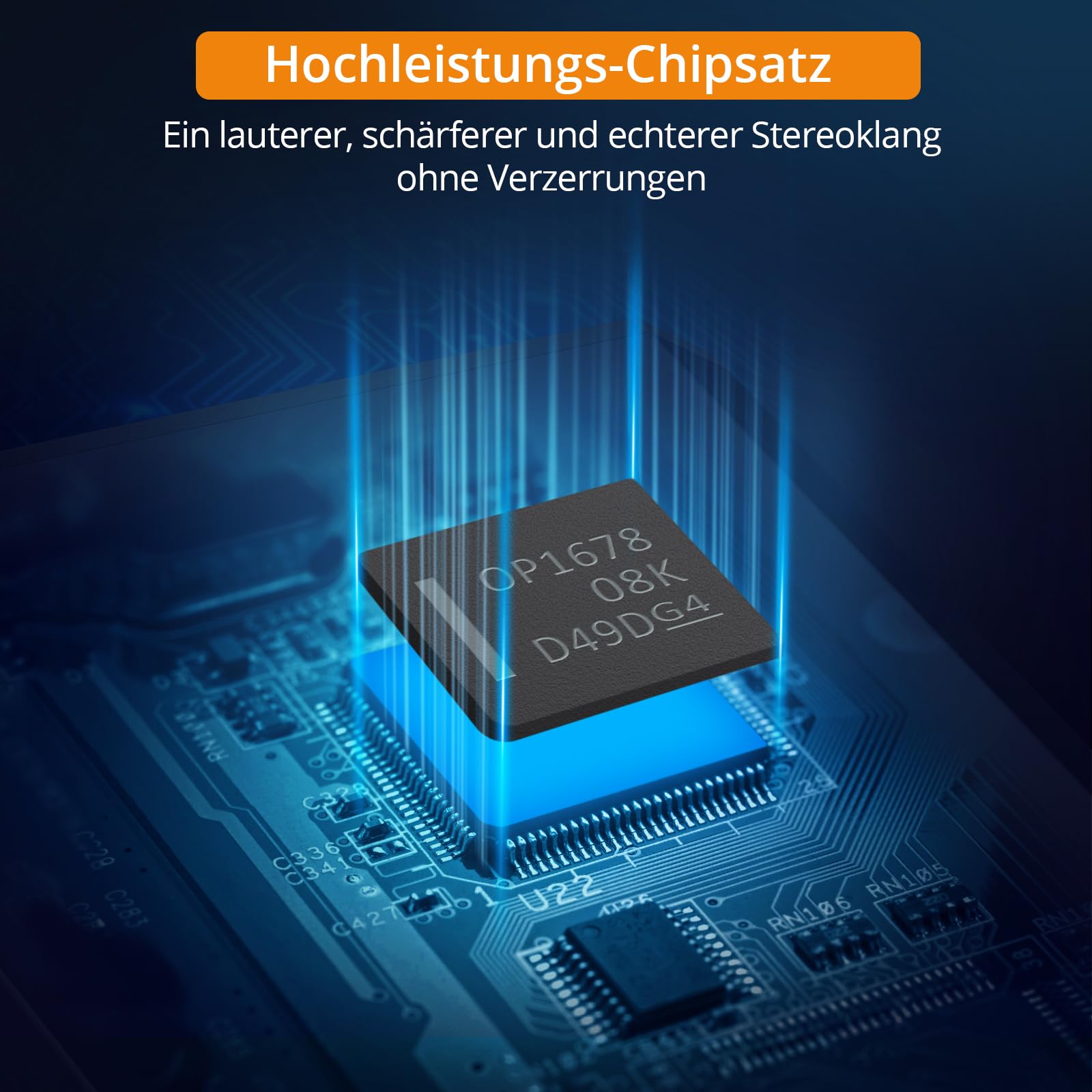 Neoteck HiFi Kopfhörerverstärker Bluetooth 5.0 Empfänger Tragbare 3,5 mm Audio Kopfhörer verstärker Komponenten für MP3/MP4/Telefone/Digital Player/Computer