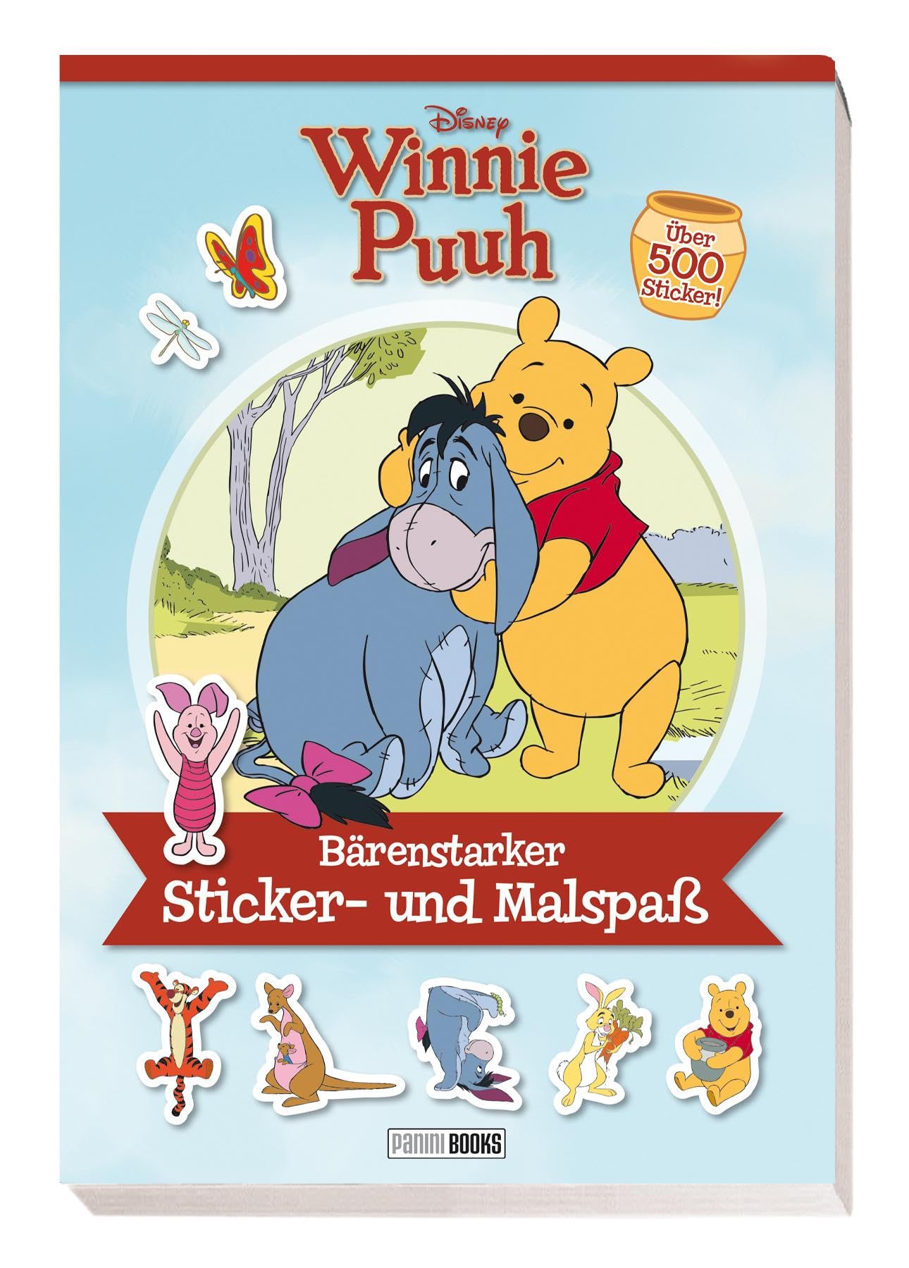 Disney Winnie Puuh: Bärenstarker Sticker- und Malspaß: über 500 Sticker!