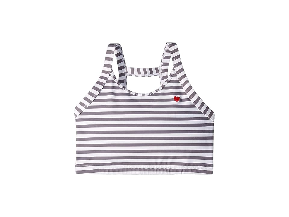 

Spiritual Gangster Kids Wrapped in Love Bralette (Little Kids/Big Kids) (Tiny Stripe Print) Girl's Bra, White