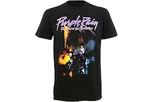 Prince Purple Rain Men's Unisex T-Shirt Black