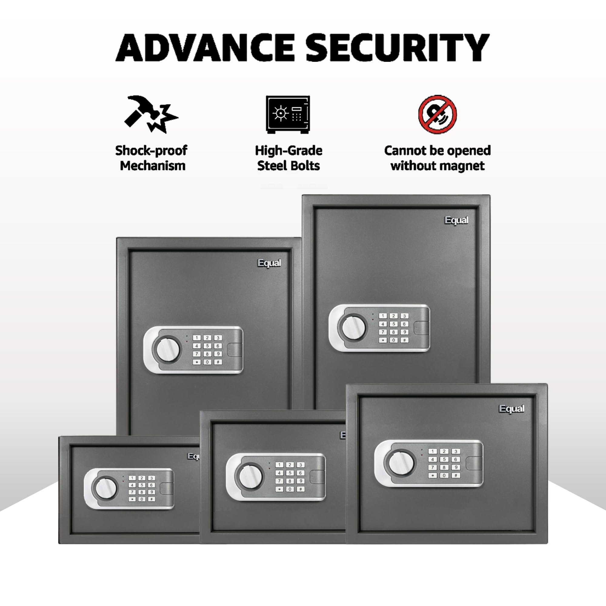 SecureHome Safe Locker - Digital & Key Access -3 SecureHome Safe Locker - Digital & Key Access -3