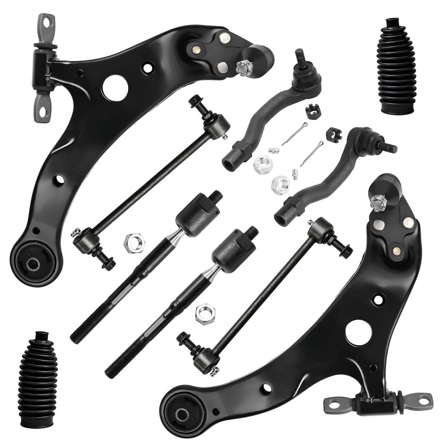 Detroit Axle - 10pc Front End Kit for Toyota 2002-2003 Camry Lexus ES300 2