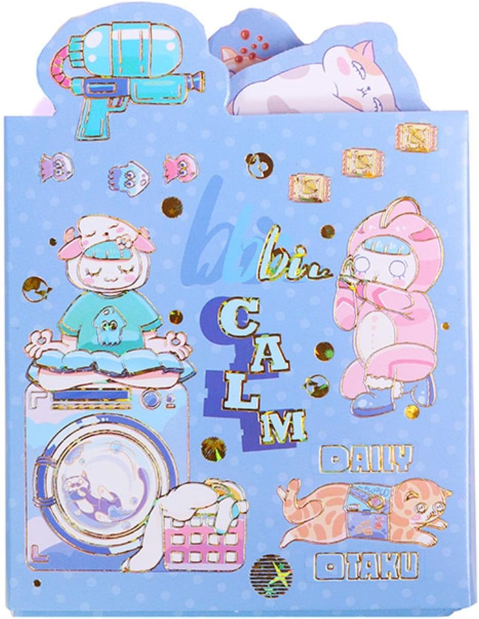 Joucien ins Style Otaku Girl Daily Stickers Handbook Note Message Sticker - Doll House
