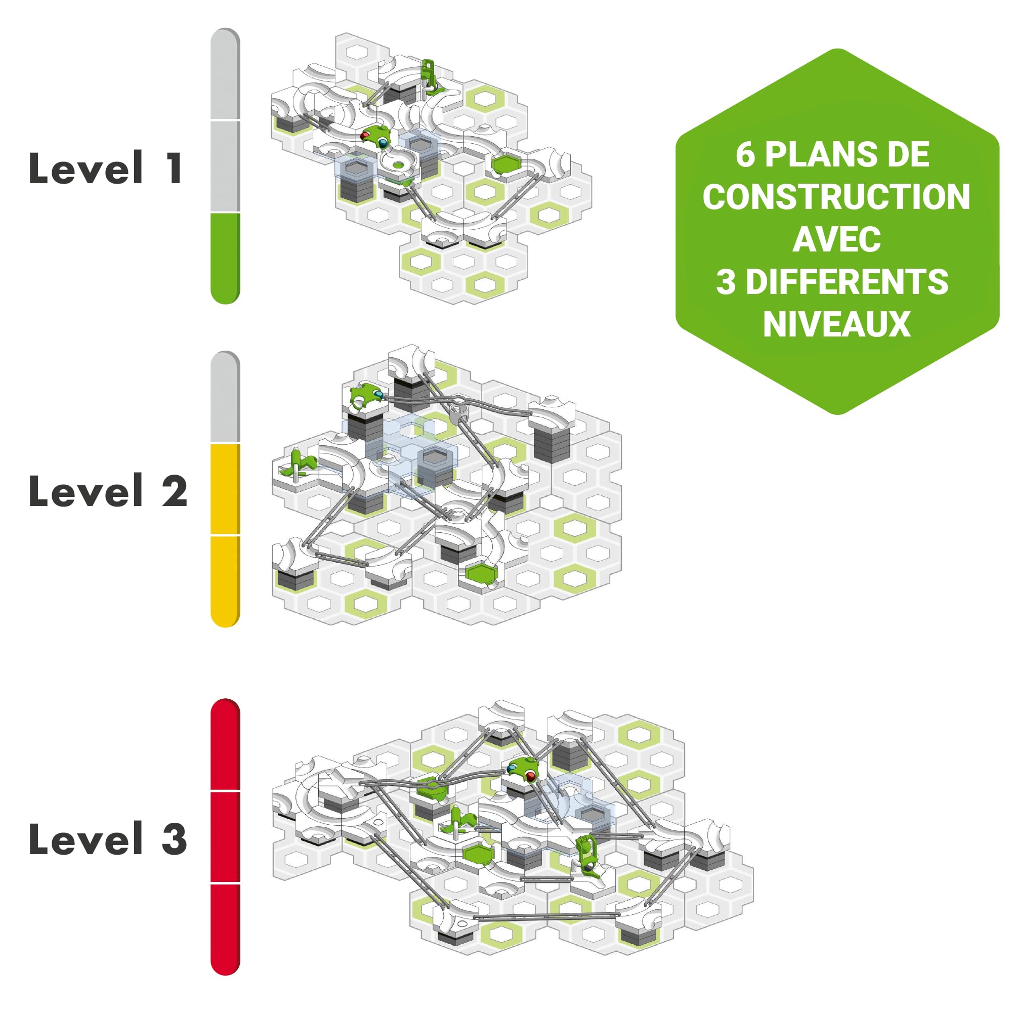 Ravensburger - Gravitrax - Starter Set 107 pièces - Circuit de Billes - Jeu de Construction créatif - Dès 8 Ans - 27485