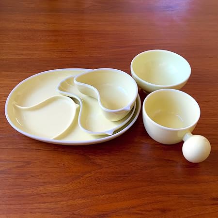 Amazon 白山陶器 波佐見焼 Pipi ピピ イエロー 化粧箱付き 5点セット 出産祝い お食い初め 子供向け食器 子ども用食器セット オンライン通販