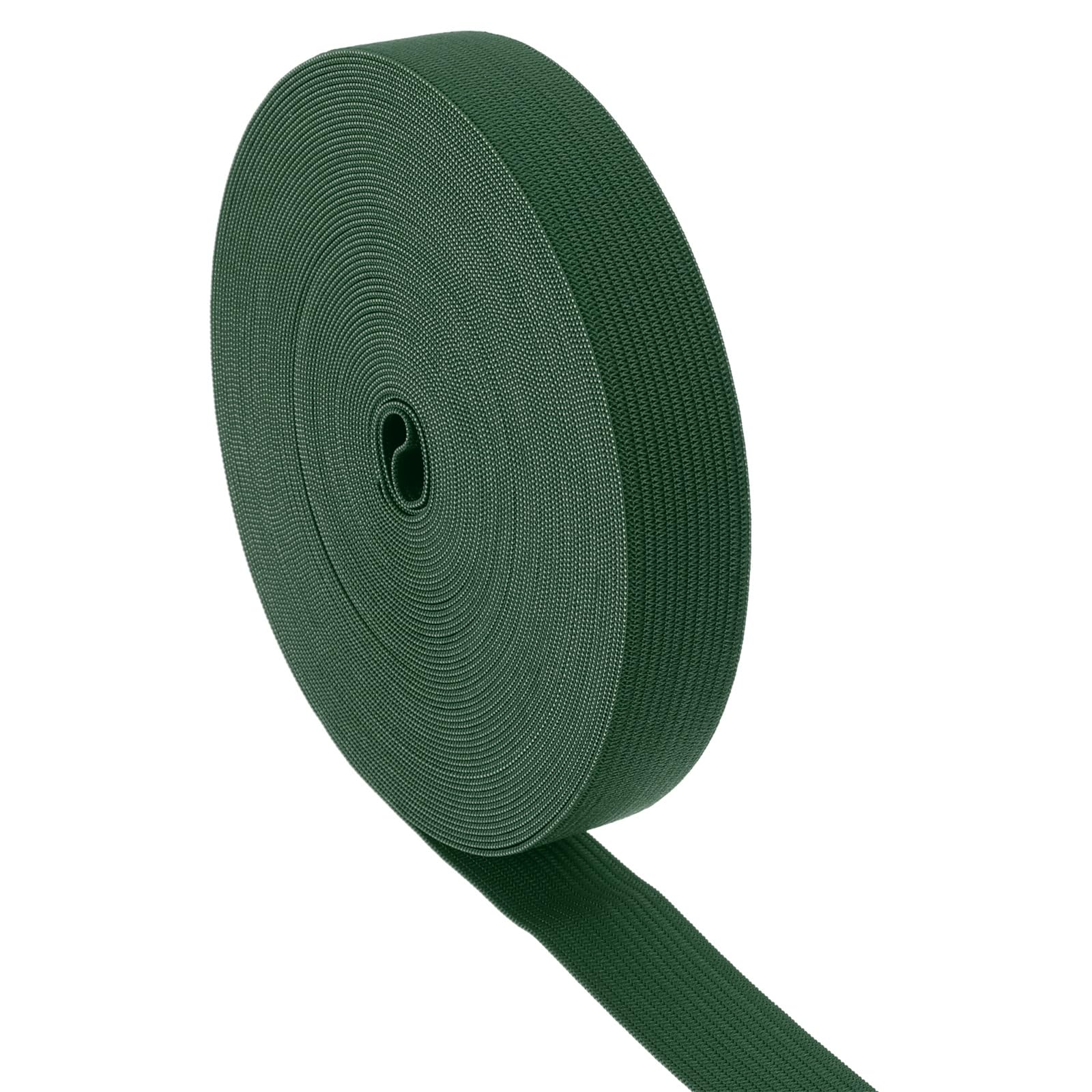 PATIKIL 1/16" x 11 Yards Sewing Elastic Bands Elastic Cord Flat Stretch Strap Deep Green, 13/16 Inch x 11 Yards