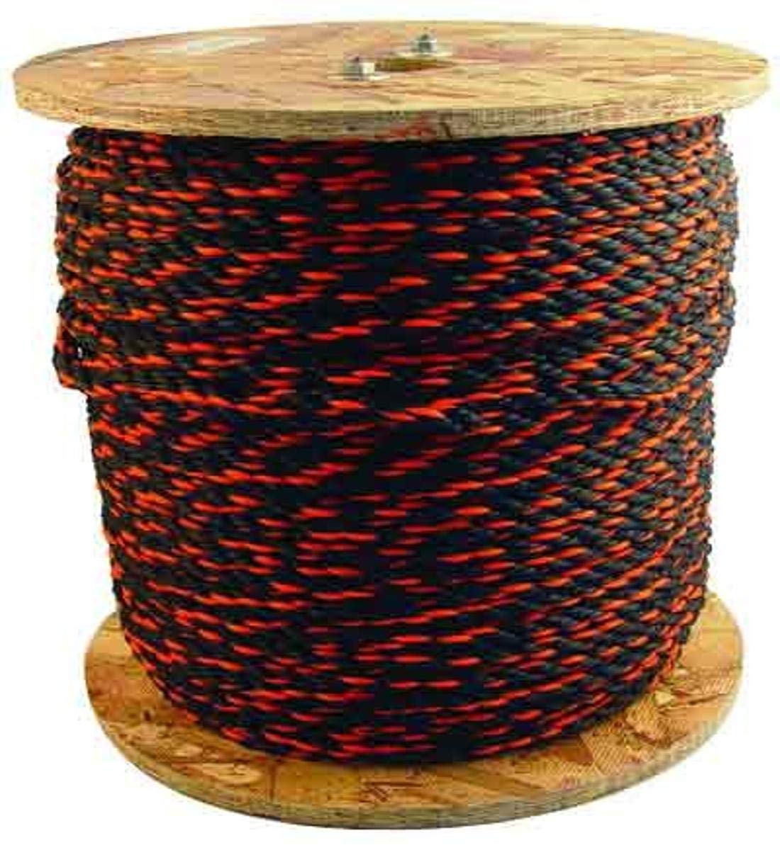 Bon 84-493 600-Feet 5/8-Inch Diameter Polypropylene Truck Rope, Black/Orange
