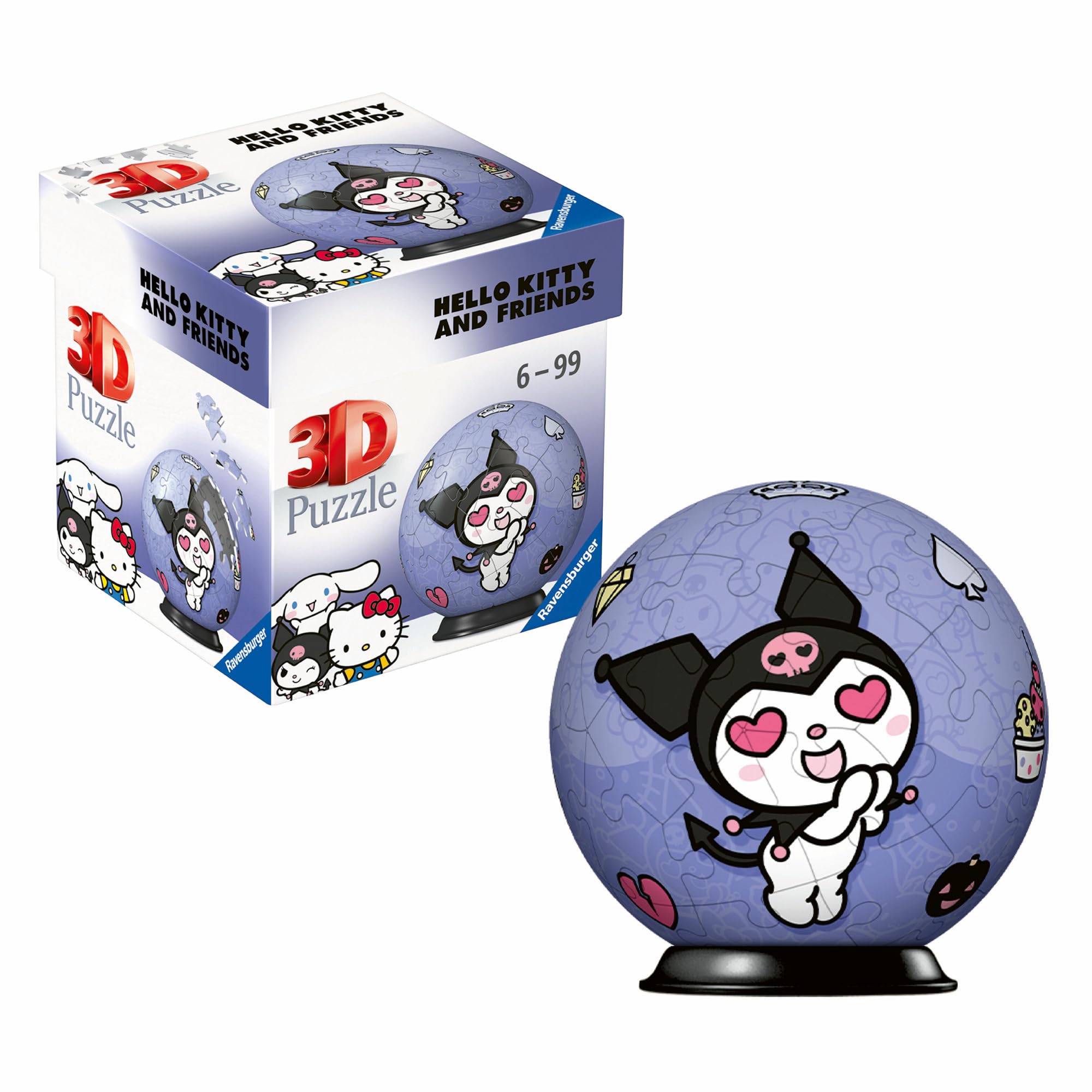 Ravensburger Hello Kitty Kuromi 54 Piece 3D Jigsaw Puzzle - Gifts for Kids - 6 Years Up - No Glue Required
