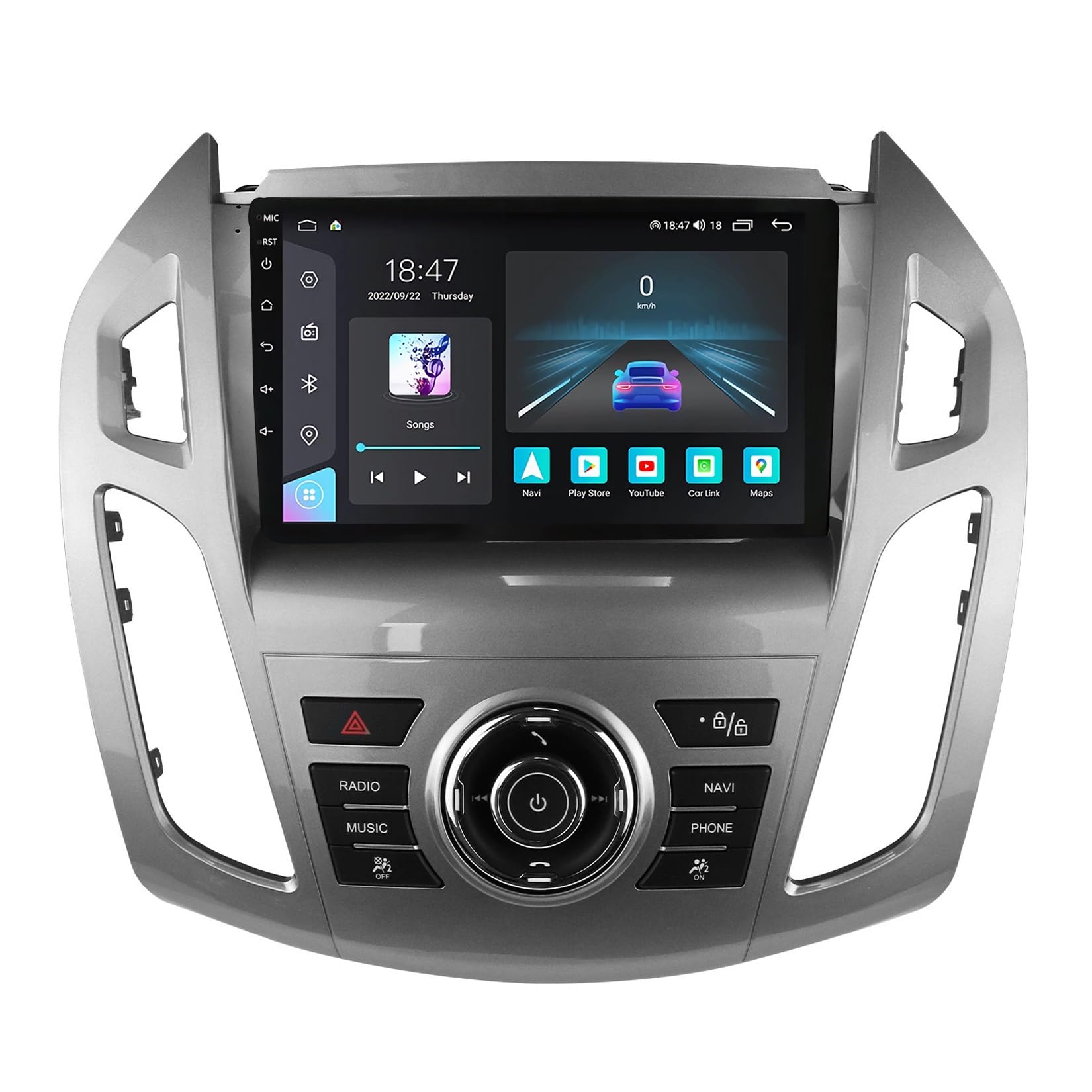 Autoradio CarPlay sans fil Ford Transit Connect tactile 9 pouces