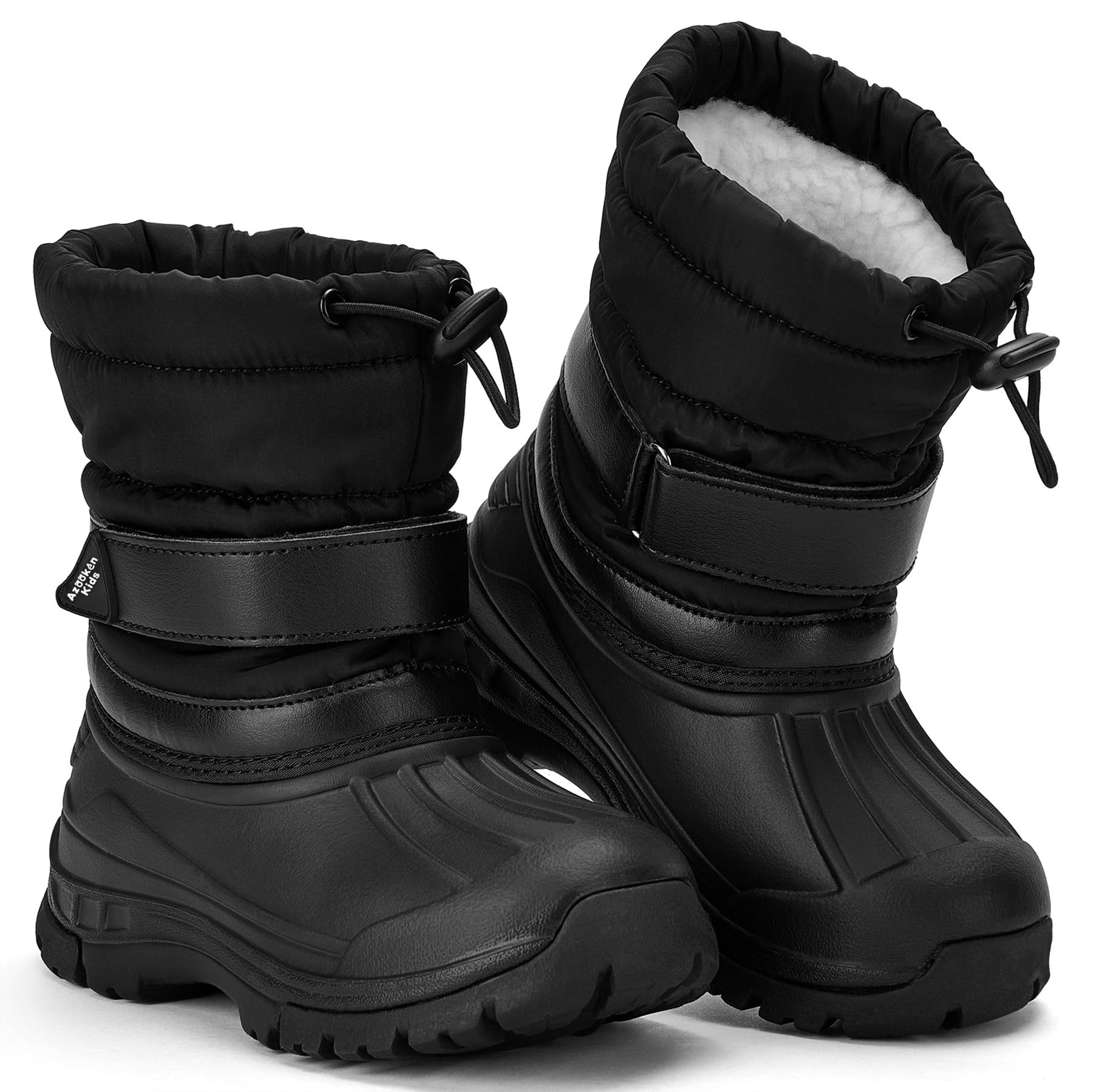 Azooken Bambino Stivali da Neve Ragazzi Ragazza Impermeabili Caloroso Scarpe Inverno 28-40