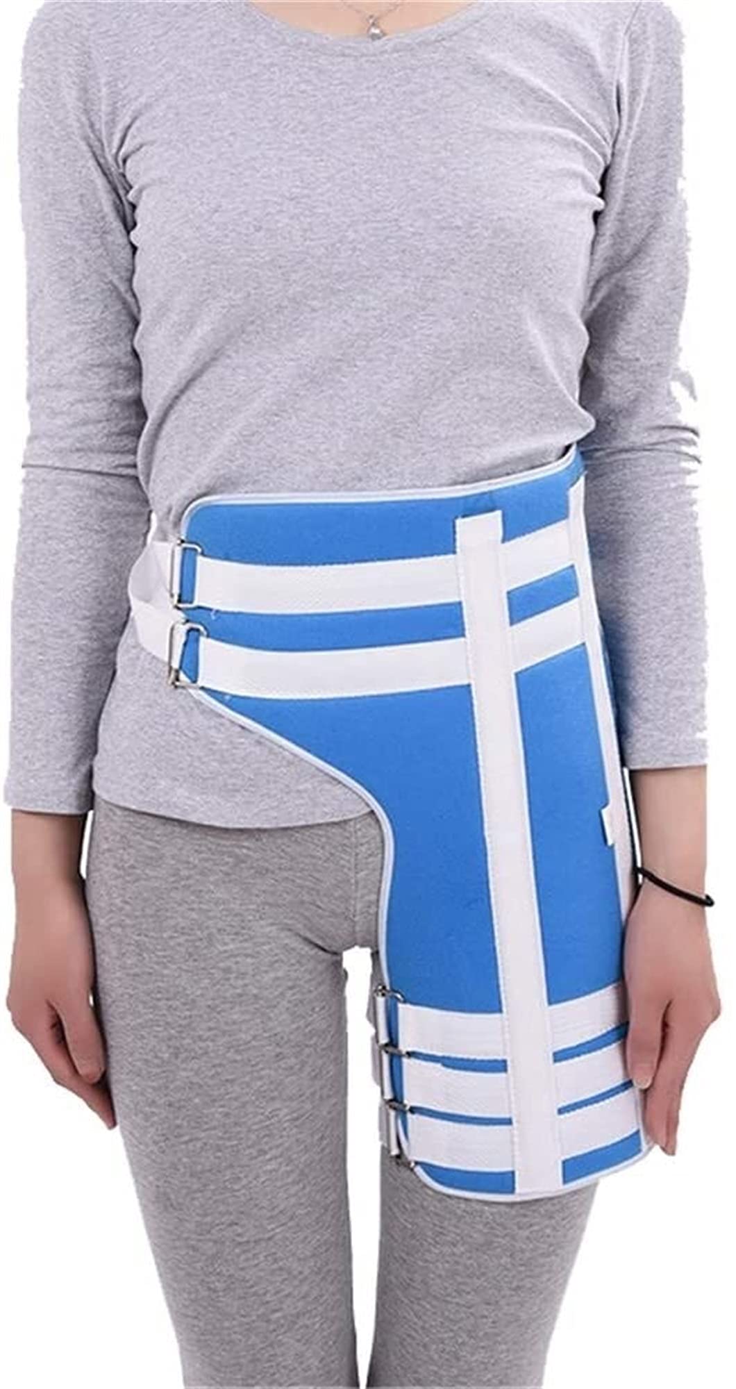 Orteza stabilizująca biodro, rękaw uciskowy na nogę, orteza pachwiny, stabilizator ścięgna podkolanowego, stabilizator stawu biodrowego, przepuklina stawu biodrowego (rozmiar: S)