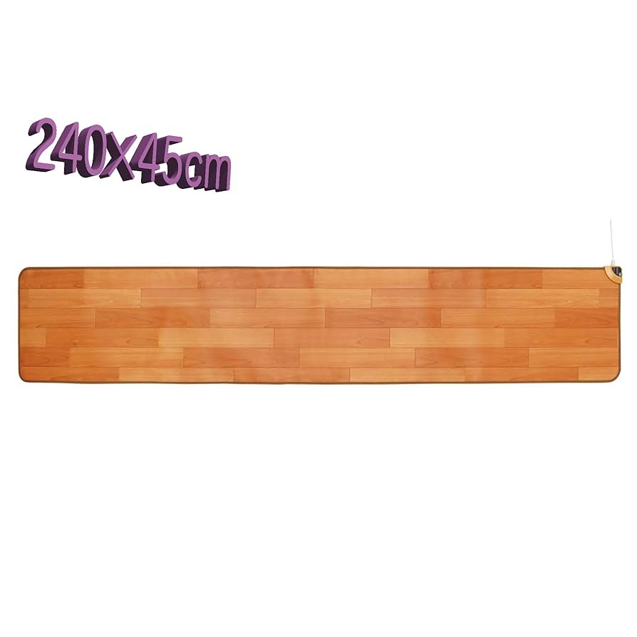 なかぎし　ホットキッチンマット NA182KM ナチュラル　240㎝ロングサイズ 楽天市場】ホットキッチンマット 床暖房 45×240cm 防水 抗菌